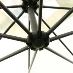 Parasol Déporté Carré 3x3m Aluminium écru -Élégance Jardin 0bad9ff3ed257509