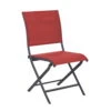 Chaise élégance Pliante Graphite Rouge 2 Chaise élégance Pliante Graphite Rouge -Élégance Jardin 1043953 2058307