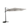 Parasol Déporté HALO Toile Taupe Chiné 300x300cm -Élégance Jardin 1044387 2058109