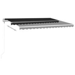 VIDAXL Auvent Manuel Rétractable Avec Led 4x3 M Anthracite 13 VIDAXL Auvent Manuel Rétractable Avec Led 4x3 M Anthracite -Élégance Jardin 1de7fd8e3dff639b