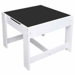 VIDAXL Table Pour Enfants Avec 2 Chaises Blanc Mdf -Élégance Jardin 343140e92c952755