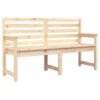 VIDAXL Banc De Jardin 159,5x48x91,5 Cm Bois Massif De Pin -Élégance Jardin 3ce0ffbabfc1f7d4