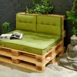 Coussin Pour Palette Matelassé Vert 120 X 80cm 8 Coussin Pour Palette Matelassé Vert 120 X 80cm -Élégance Jardin 3f7ab6045143afc1