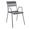 Fauteuil De Jardin Bridge MONCEAU Carbone En Acier - 64,5x52x85 Cm 2 Fauteuil De Jardin Bridge MONCEAU Carbone En Acier - 64,5x52x85 Cm -Élégance Jardin 569463 002
