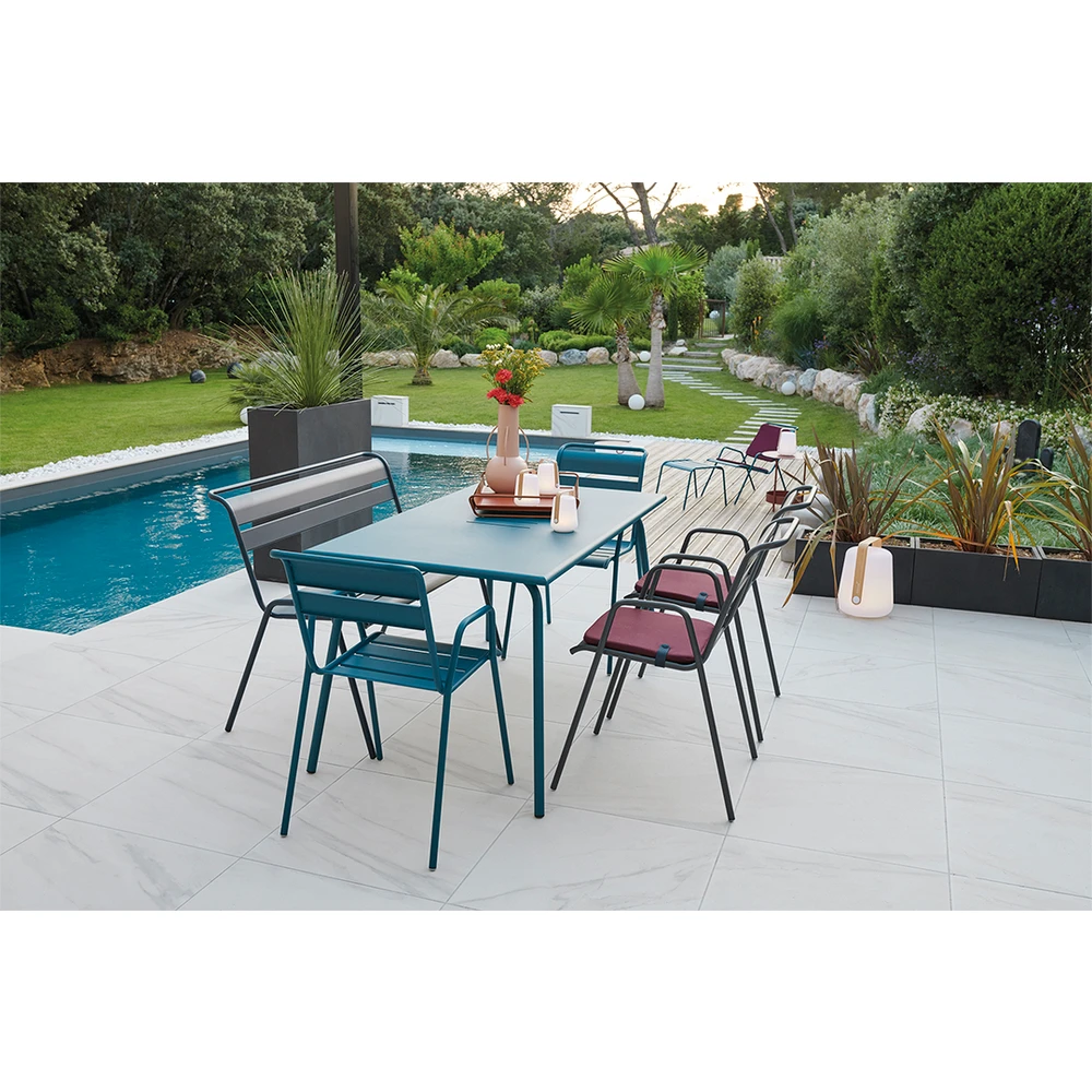 Fauteuil De Jardin Bridge MONCEAU Carbone En Acier - 64,5x52x85 Cm 4 Fauteuil De Jardin Bridge MONCEAU Carbone En Acier - 64,5x52x85 Cm – Image 2