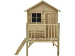 Maisonnette En Bois Avec Toboggan "tomek" -Élégance Jardin 623844ffb1d5d7.09571156