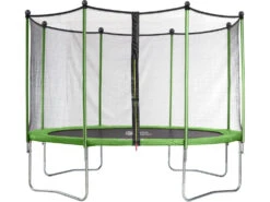 Trampoline "yoopi" 2 - ø 4.25 M - Avec Filet + Echelle + Couverture + Kit D'ancrage -Élégance Jardin 62384500cef0a9.68994939