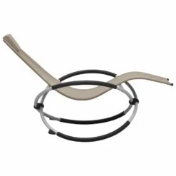 VIDAXL Chaise Longue Pour Enfants Acier Taupe -Élégance Jardin 627a6e94905a76.38077607