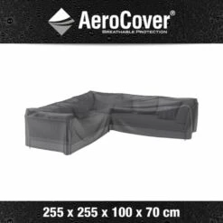 Aerocover Housse De Protection Pour Salon De Jardin D'angle L255 X 100 Cm -Élégance Jardin 62b63af0629055.46448961