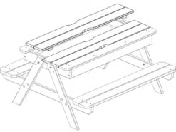 Table Pique-nique Avec Bac à Sable Intégré "kid" -Élégance Jardin 62cf20dd8cb630.05047537