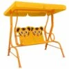 VIDAXL Balancelle Pour Enfants Jaune 115x75x110 Cm Tissu -Élégance Jardin 6310a24ae07784.31620834