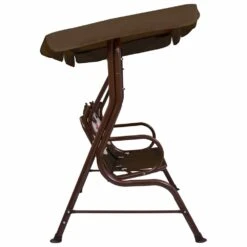 VIDAXL Balancelle Pour Enfants Marron 115x75x110 Cm Tissu -Élégance Jardin 6310a24c239d19.77515672