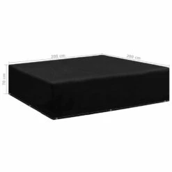 VIDAXL Housse De Salon De Jardin 8 œillets 200x200x70 Cm -Élégance Jardin 6364b919b6c8f6.81591660