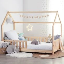 ATMOSPHERA Lit Cabane En Bois Pour Enfant Bosco De 90 X 190 Cm 7 ATMOSPHERA Lit Cabane En Bois Pour Enfant Bosco De 90 X 190 Cm -Élégance Jardin 6378fda902d5b6.61314233