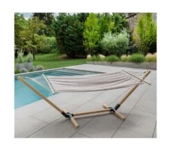 Kigali Xl - Hamac Sur Pied - 1 Place - Beige -Élégance Jardin 63cfe7f693da96.34608888