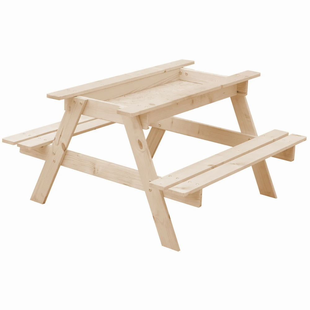 Table Enfant Pour Le Jardin - Table Et Chaise Enfant Avec Boite De Rangement -90x90xh50 Cm - M010-1 4 Table Enfant Pour Le Jardin - Table Et Chaise Enfant Avec Boite De Rangement -90x90xh50 Cm - M010-1 – Image 2