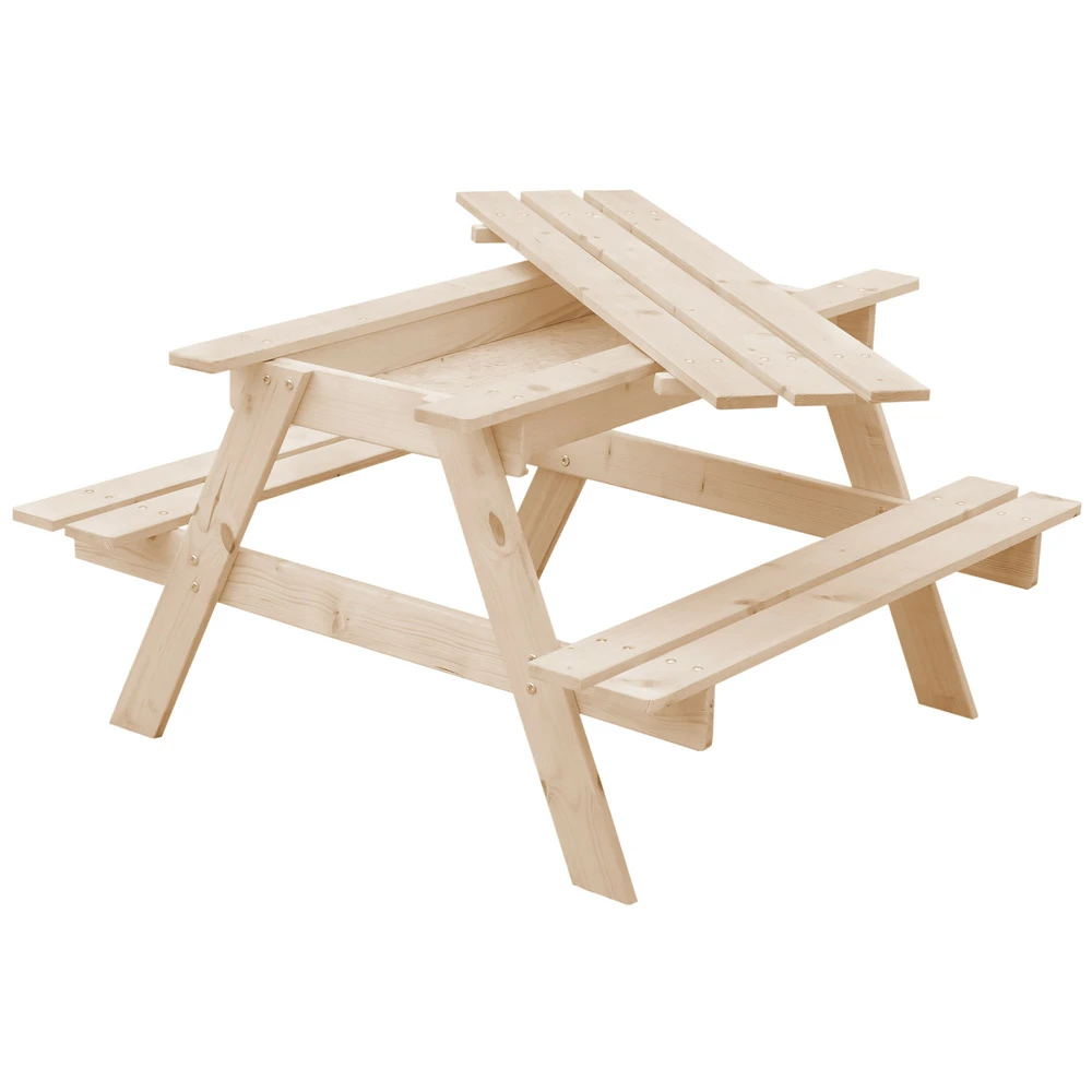 Table Enfant Pour Le Jardin - Table Et Chaise Enfant Avec Boite De Rangement -90x90xh50 Cm - M010-1 3 Table Enfant Pour Le Jardin - Table Et Chaise Enfant Avec Boite De Rangement -90x90xh50 Cm - M010-1
