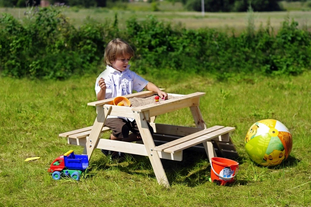 Table Enfant Pour Le Jardin - Table Et Chaise Enfant Avec Boite De Rangement -90x90xh50 Cm - M010-1 6 Table Enfant Pour Le Jardin - Table Et Chaise Enfant Avec Boite De Rangement -90x90xh50 Cm - M010-1 – Image 4