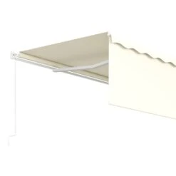 VIDAXL Auvent Rétractable Manuel Avec Store 5x3 M Crème 13 VIDAXL Auvent Rétractable Manuel Avec Store 5x3 M Crème -Élégance Jardin 6426dd8464af60.79413610