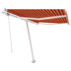 VIDAXL Auvent Automatique Capteur De Vent/led 300x250 Cm Orange/marron 10 VIDAXL Auvent Automatique Capteur De Vent/led 300x250 Cm Orange/marron -Élégance Jardin 6426ddbb6e5933.12529262