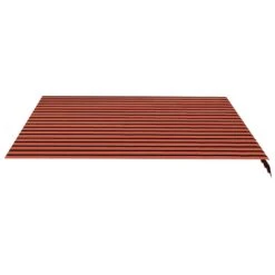 VIDAXL Tissu De Remplacement Pour Auvent Orange Et Marron 4x3,5 M -Élégance Jardin 6426ddce5fd451.61768362
