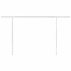 VIDAXL Auvent Automatique Avec Capteur De Vent Et Led 4x3,5 M Crème -Élégance Jardin 6426ddd26f8466.15227406