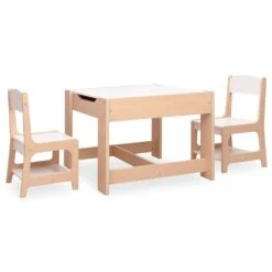 VIDAXL Table Pour Enfants Avec 2 Chaises Mdf 11 VIDAXL Table Pour Enfants Avec 2 Chaises Mdf -Élégance Jardin 64387d73760524.58084480
