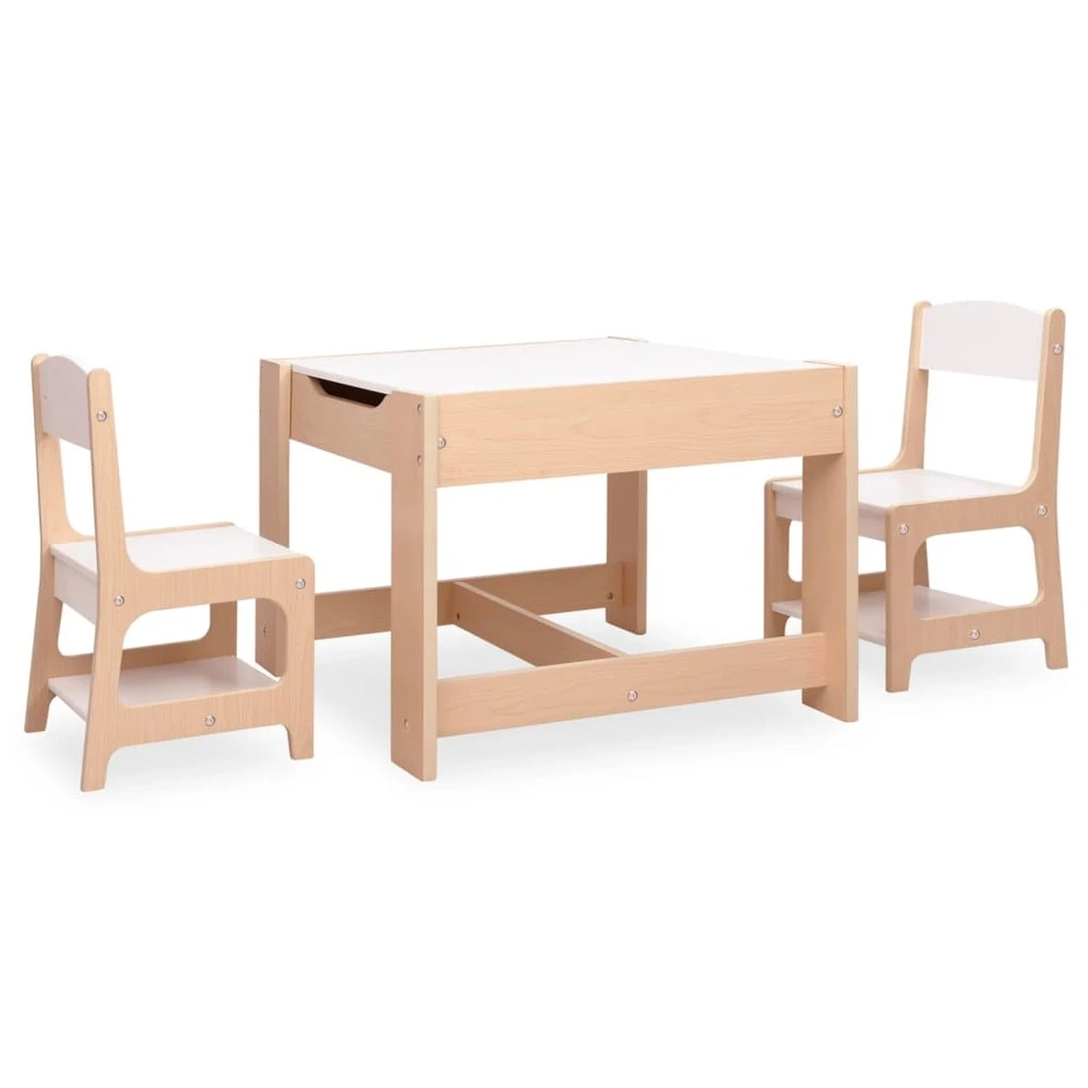 VIDAXL Table Pour Enfants Avec 2 Chaises Mdf 5 VIDAXL Table Pour Enfants Avec 2 Chaises Mdf – Image 3