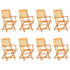 VIDAXL Ensemble De Jardin Pliable En Acacia -Élégance Jardin 64498682287c29.11153350