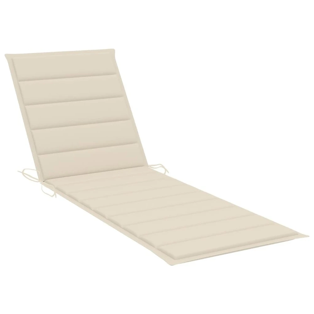VIDAXL Chaise Longue De Jardin Avec Table Et Coussin Pin Imprégné 8 VIDAXL Chaise Longue De Jardin Avec Table Et Coussin Pin Imprégné – Image 6