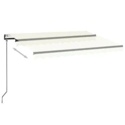 VIDAXL Auvent Automatique Avec Capteur De Vent Et Led 350x250 Cm Crème 11 VIDAXL Auvent Automatique Avec Capteur De Vent Et Led 350x250 Cm Crème -Élégance Jardin 645657d5a7bdc1.28280406