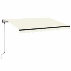 VIDAXL Auvent Automatique Avec Capteur De Vent Et Led 350x250 Cm Crème 10 VIDAXL Auvent Automatique Avec Capteur De Vent Et Led 350x250 Cm Crème -Élégance Jardin 645657d5ae7929.47926906