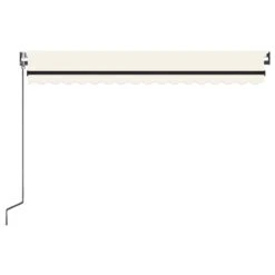 VIDAXL Auvent Rétractable Automatique 450x300 Cm Crème 12 VIDAXL Auvent Rétractable Automatique 450x300 Cm Crème -Élégance Jardin 645a959a0ba900.13610598