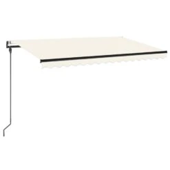 VIDAXL Auvent Rétractable Automatique 450x300 Cm Crème 10 VIDAXL Auvent Rétractable Automatique 450x300 Cm Crème -Élégance Jardin 645a959a0f2421.42864430