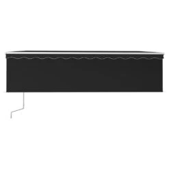 VIDAXL Auvent Rétractable Automatique Avec Store 5x3 M Anthracite -Élégance Jardin 645a95a69a1786.91117490