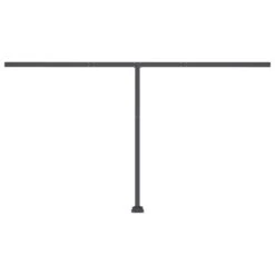 VIDAXL Auvent Manuel Rétractable Avec Led 400x300 Cm Anthracite -Élégance Jardin 645a95c03b3ff3.94035138