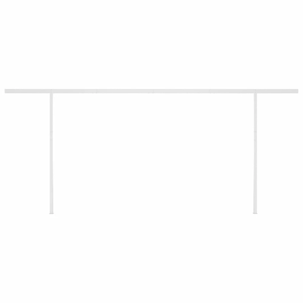 VIDAXL Auvent Rétractable Automatique Et Poteaux 5x3m Orange Et Marron 9 VIDAXL Auvent Rétractable Automatique Et Poteaux 5x3m Orange Et Marron – Image 7