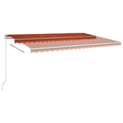 VIDAXL Auvent Rétractable Automatique Et Poteaux 5x3m Orange Et Marron 13 VIDAXL Auvent Rétractable Automatique Et Poteaux 5x3m Orange Et Marron -Élégance Jardin 645a95c5461af0.47616561