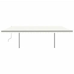 VIDAXL Auvent Manuel Rétractable Avec Poteaux 3,5x2,5 M Crème 13 VIDAXL Auvent Manuel Rétractable Avec Poteaux 3,5x2,5 M Crème -Élégance Jardin 645a95d47c25f6.51170184