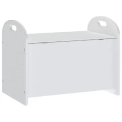VIDAXL Banc De Rangement Pour Enfants Blanc 62x40x46,5 Cm Mdf 13 VIDAXL Banc De Rangement Pour Enfants Blanc 62x40x46,5 Cm Mdf -Élégance Jardin 645a96bb836f18.30073644
