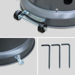 Chauffage D'extérieur Gaz 12.5kw - Finland - Parasol Chauffant Gris. Réglable. Porte En Façade Et Roulettes 15 Chauffage D'extérieur Gaz 12.5kw - Finland - Parasol Chauffant Gris. Réglable. Porte En Façade Et Roulettes -Élégance Jardin 645b907eb42bf1.98988397