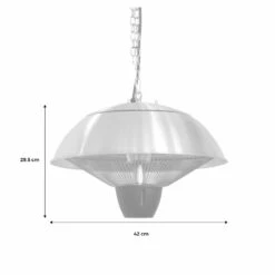 Parasol Chauffant électrique Suspendu 1500w – Oslo – Chauffage D’extérieur Type Halogène. Kit De Suspension Inclus (chaîne Et 11 Parasol Chauffant électrique Suspendu 1500w – Oslo – Chauffage D’extérieur Type Halogène. Kit De Suspension Inclus (chaîne Et -Élégance Jardin 645b908f9e18f3.82704353