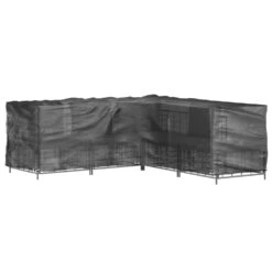 VIDAXL Housses De Salon De Jardin En Forme De L 2 Pcs 16 œillets -Élégance Jardin 645e33103b5e92.41898575