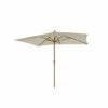 Parasol Droit Hoani En Bambou Contreplaqué Et Tissu Beige Clair -Élégance Jardin 646229b3ea3416.50547321