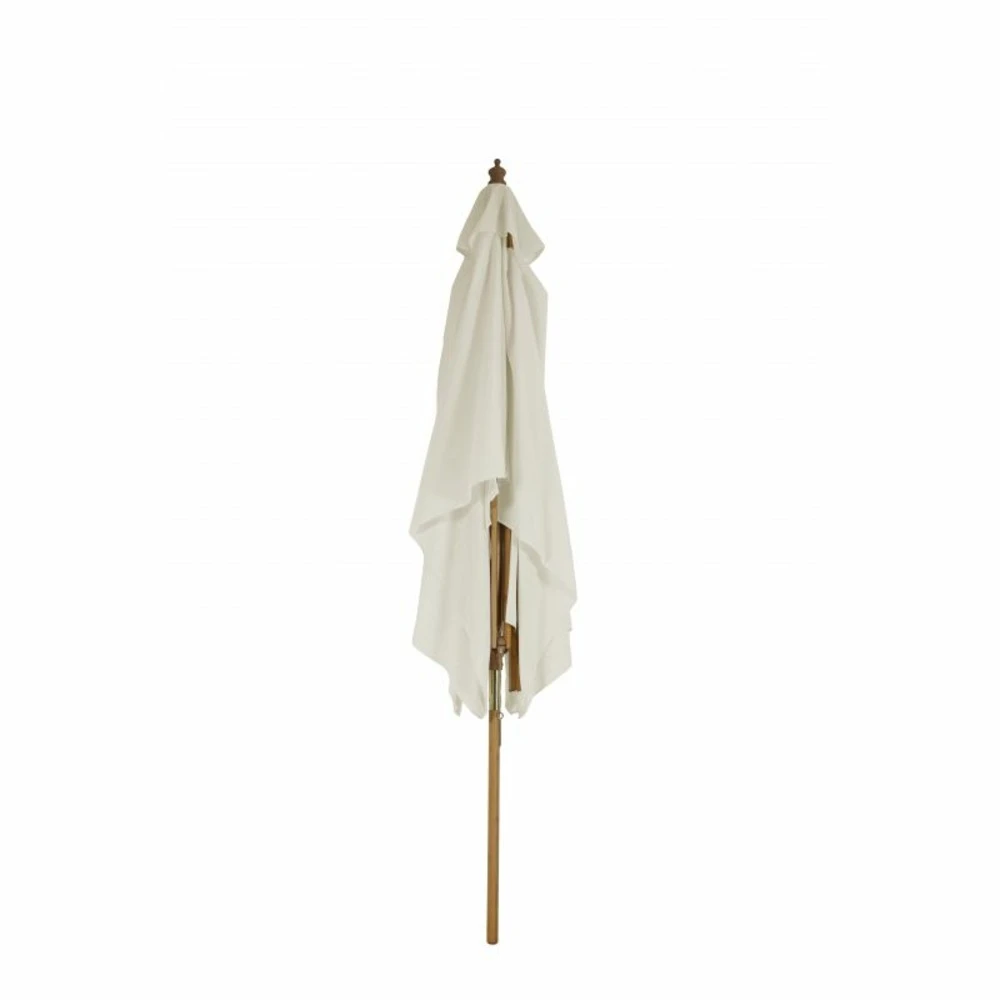 Parasol Droit Hoani En Bambou Contreplaqué Et Tissu Beige Clair 6 Parasol Droit Hoani En Bambou Contreplaqué Et Tissu Beige Clair – Image 4