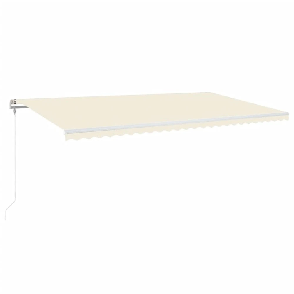 VIDAXL Auvent Rétractable Automatique 600x350 Cm Crème 3 VIDAXL Auvent Rétractable Automatique 600x350 Cm Crème