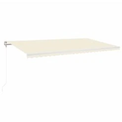 VIDAXL Auvent Rétractable Automatique 600x350 Cm Crème 10 VIDAXL Auvent Rétractable Automatique 600x350 Cm Crème -Élégance Jardin 6467160c5c7e64.60779006