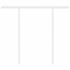 VIDAXL Auvent Automatique Avec Capteur De Vent Et Led 3,5x2,5 M Crème -Élégance Jardin 646716152ac4d4.29851109