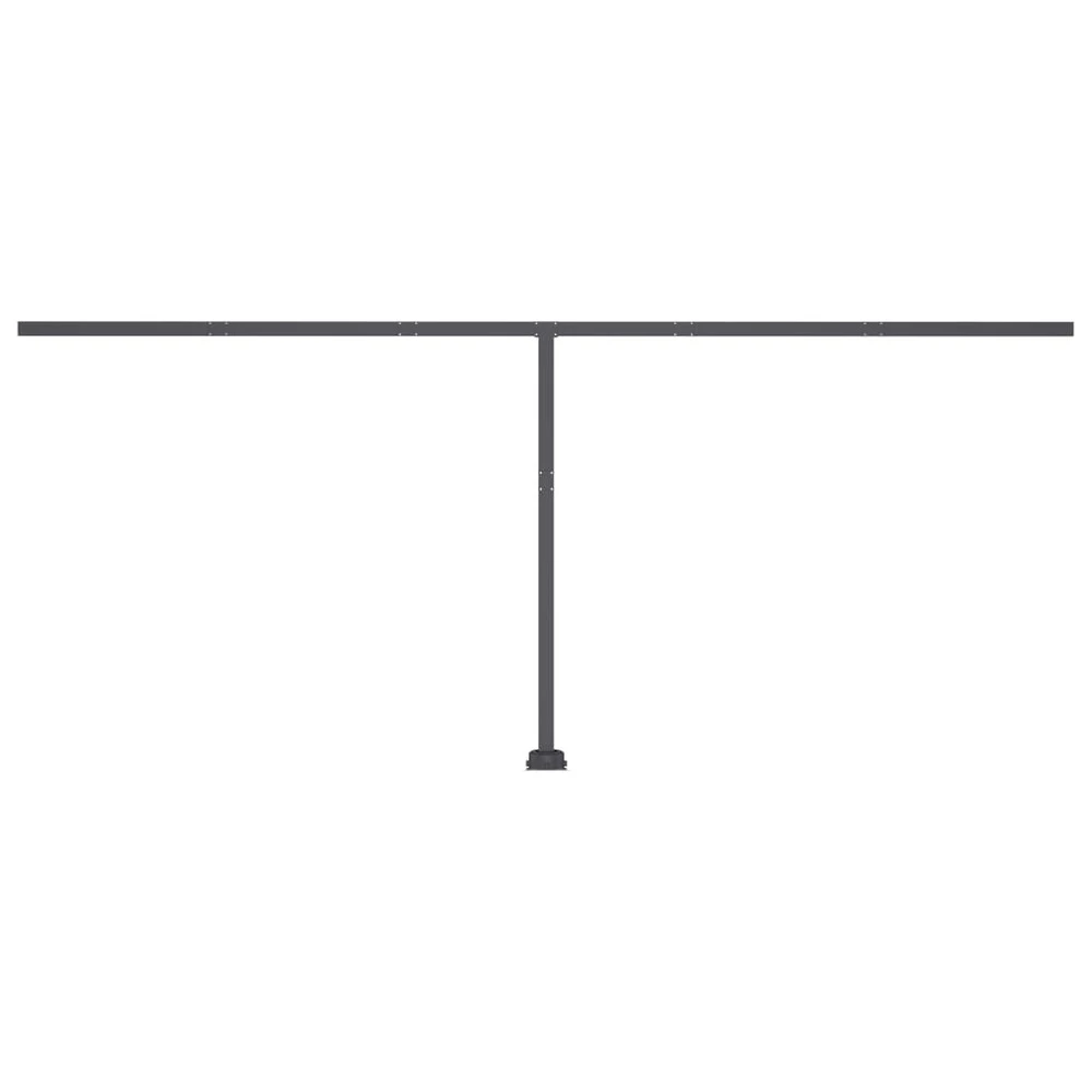 VIDAXL Auvent Manuel Rétractable Sur Pied 500x350 Cm Bleu/blanc 9 VIDAXL Auvent Manuel Rétractable Sur Pied 500x350 Cm Bleu/blanc – Image 7