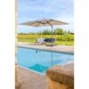 Parasol Déporté Gris Clair + Dalle Et Housse L400xh272xl300 - Jules - Cezare -Élégance Jardin 646bb5c7886c92.49449298
